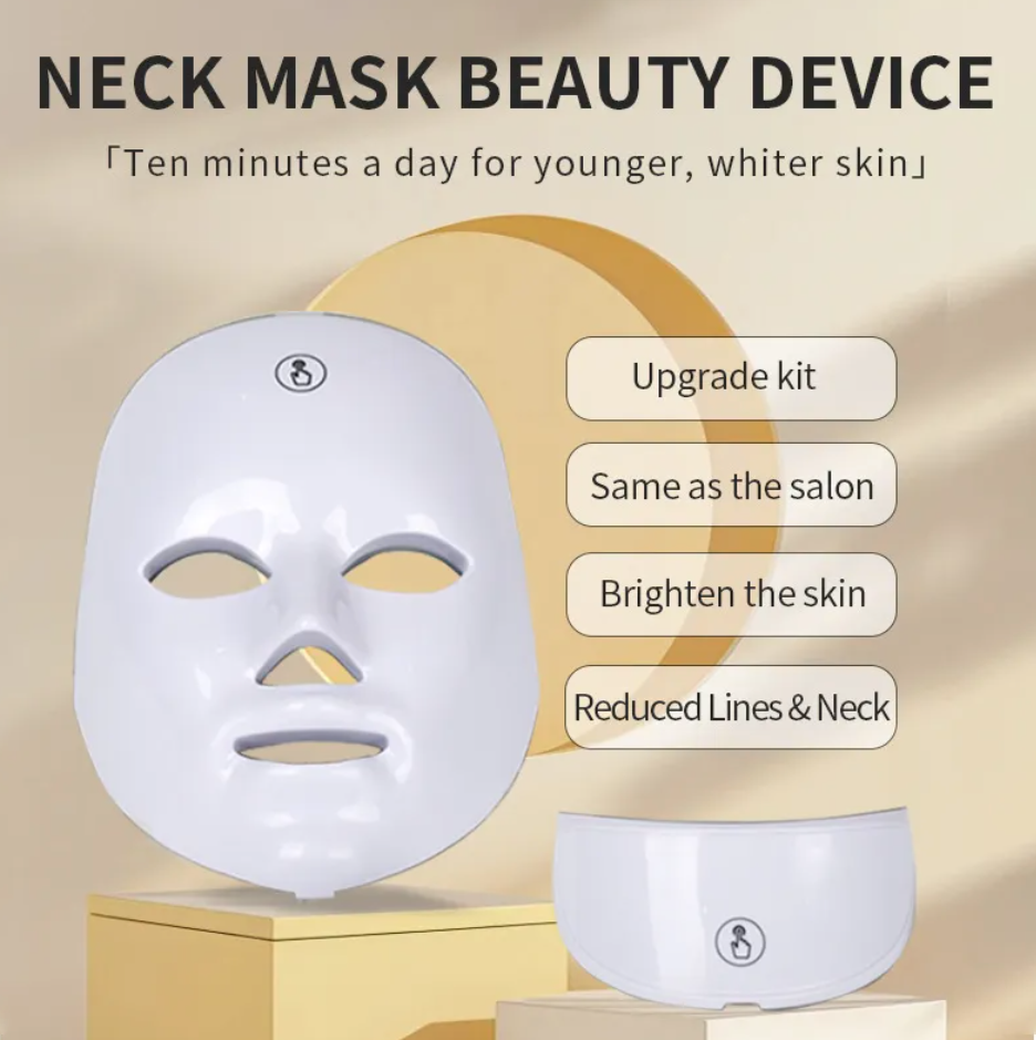 Dispositivo de Máscara Facial LED Colorida para Belleza