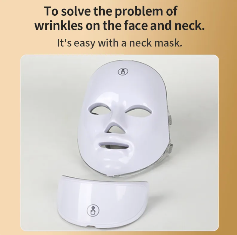 Dispositivo de Máscara Facial LED Colorida para Belleza