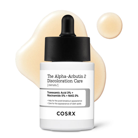 Serum Facial COSRX Cuidado de Despigmentación al 2% Alpha Arbutina con Niacinamida, Glutatión y Ácido Tranexámico 1.7 fl oz – Serum para el Rostro de Cuidado de la Piel Coreana