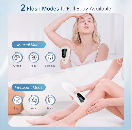 Depiladora Láser IPL Pro 3 en 1 con Tecnología Ice Cooling