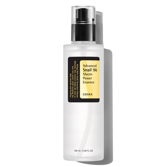 COSRX Esencia Reparadora Power Snail Mucin 96% 3.38 fl.oz 100ml Suero Hidratante para Rostro con Filtrado de Secreción de Caracol para Piel Opaca y Líneas Finas Cuidado de la Piel Coreano