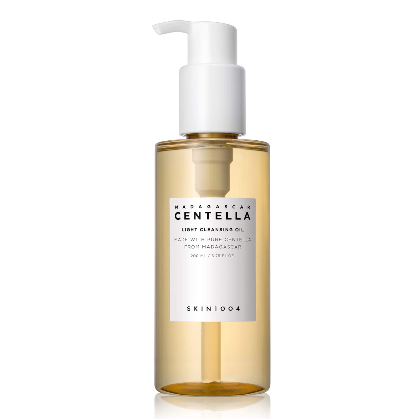 SKIN1004 Aceite Limpiador Ligero de Centella de Madagascar 6.76 fl.oz 200ml | Limpiador Suave de Aceite para la Cara, Limpiador Facial Coreano para Doble Limpieza