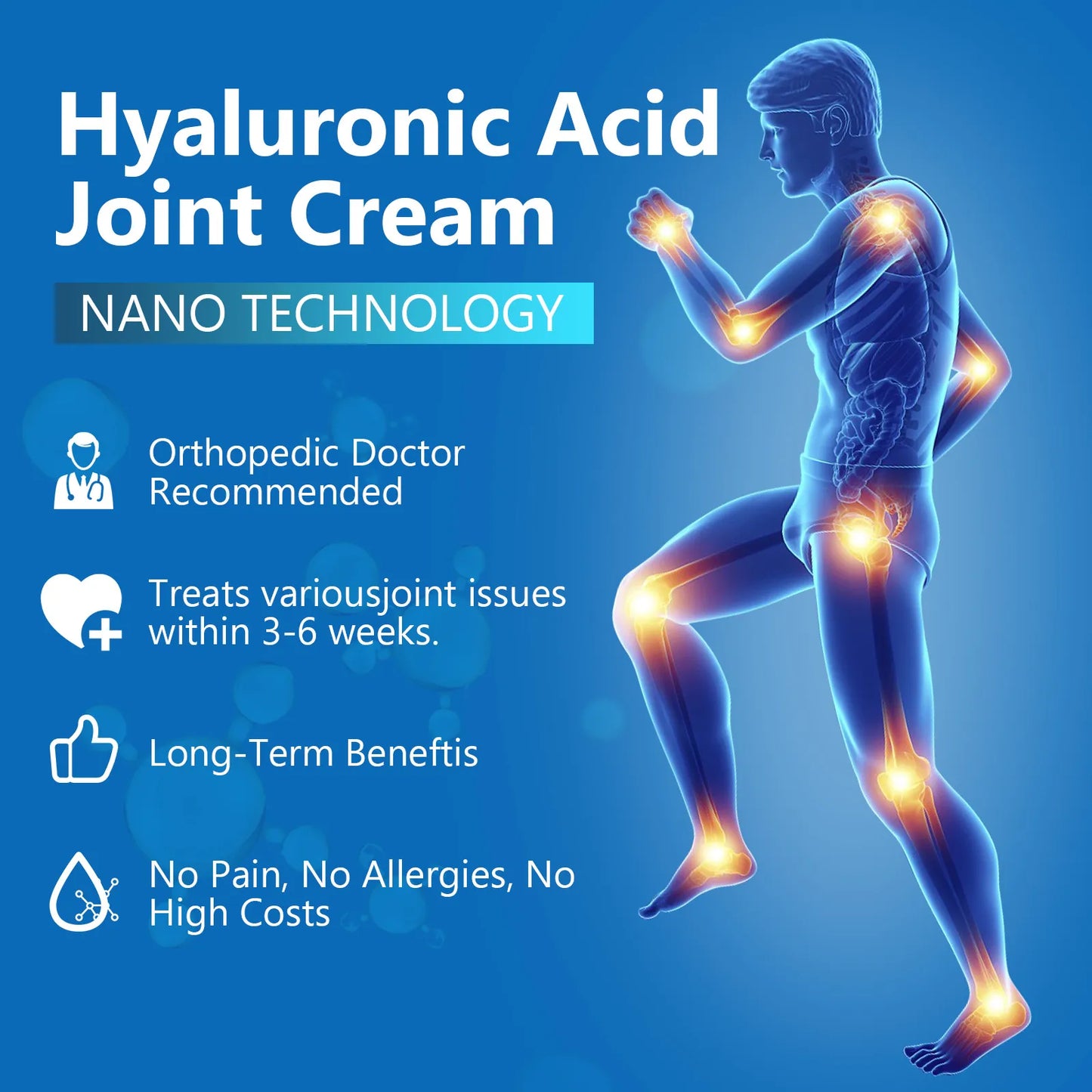 Hyaluronic Joint Cream — Nano Technology Deep Repair