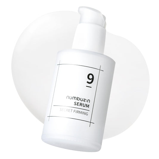 Suero Reafirmante Secret No.9 de numbuzin | Tratamiento Avanzado Potenciador de la Elasticidad para el Cuidado de Arrugas y Piel Envejecida con 2 Péptidos, Niacinamida y Ácido Hialurónico | Cuidado de la Piel Coreano para Piel Flácida | 1.69 Fl Oz